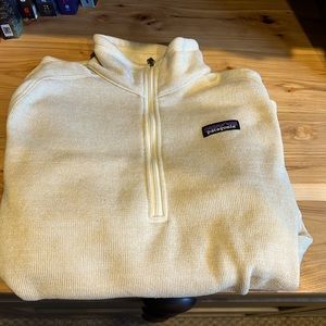 Patagonia women’s L 1/4 zip Better Sweater